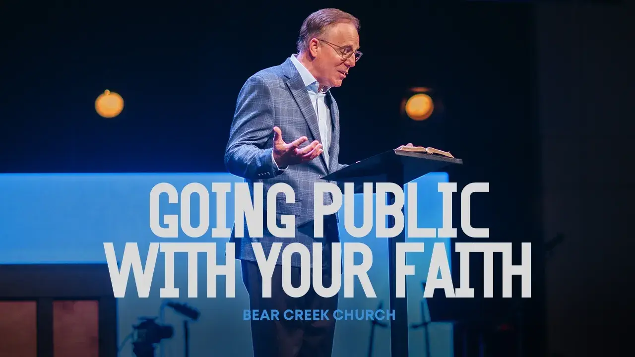 Going Public With Your Faith